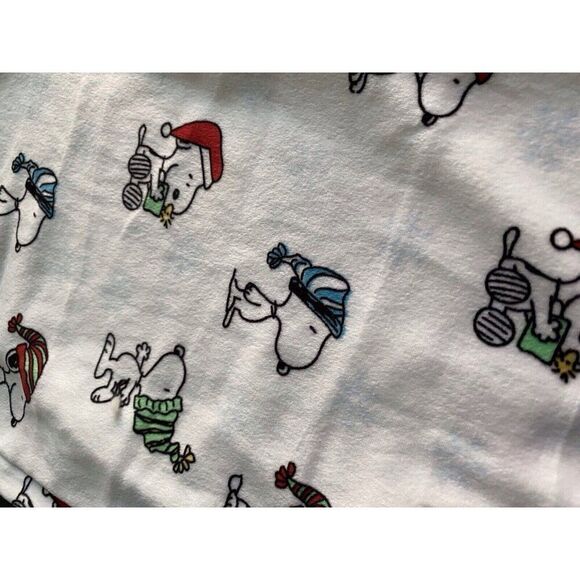 Peanuts Christmas SNOOPY Winter FLEECE Lounge Pajama PJ Pants Women’s Sz L NEW - Picture 5 of 9